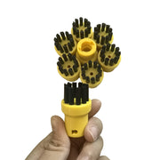 Plastic Steam Cleaner Brush Set for Home Cleaning, Battery-Free, Manual Operation