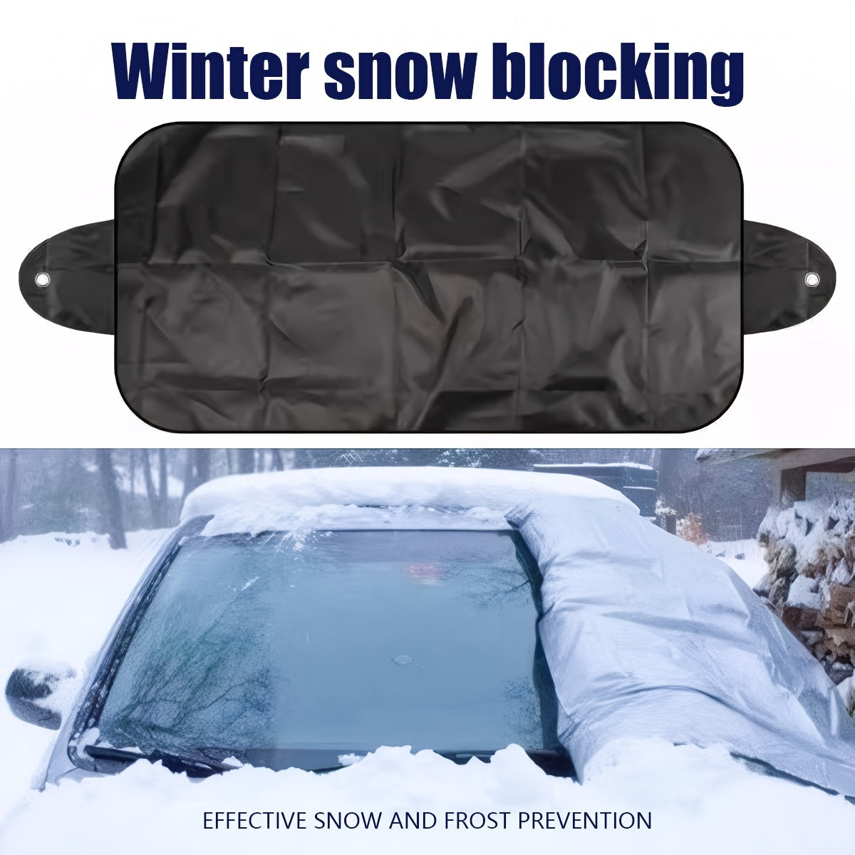 Car Windshield Cover Sun Visor Snow Cover UV Protection Frost Guard
