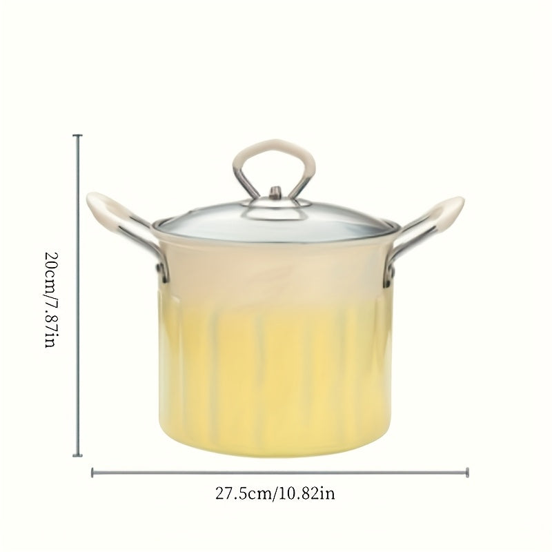 Ko‘p maqsadli qovurish uchun zanglamaydigan po‘latdan yasalgan filtrli yuqori samarali chuqur qovurish moslamasi, elektr va gaz plitalari uchun ideal. Frantsuz kartoshkasi, tovuq va sho‘rvalar uchun ajoyib. Mustahkam konstruktsiya.