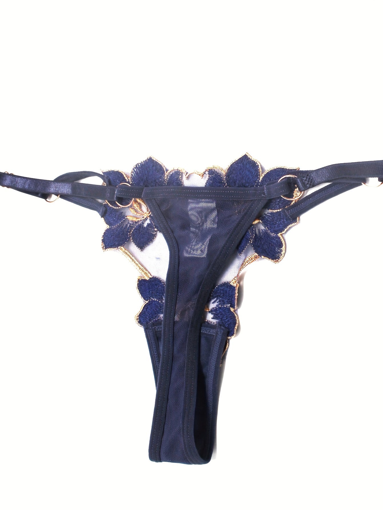 Ropa interior de tanga ajustable de algodón suave con tema oscuro para niñas