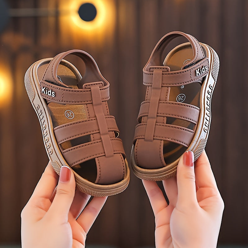 Kids Summer Sandals for Boys and Girls Flat Sole Outdoor Casual Breathable PVC
