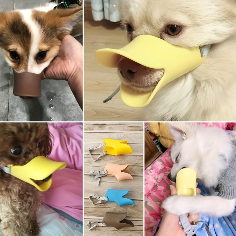 Soft Dog Muzzle Cover Breathable Comfortable Chewing Prevention Small Dogs Assorted Colors