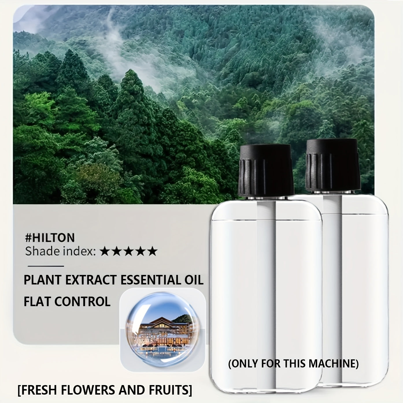 Automatic Aromatherapy Air Humidifier 1L USB Rechargeable Plastic for Office Bathroom