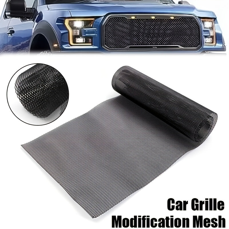 Решетка вентиляции бампера из ABS-пластика с сотами для передних колес 120x40см