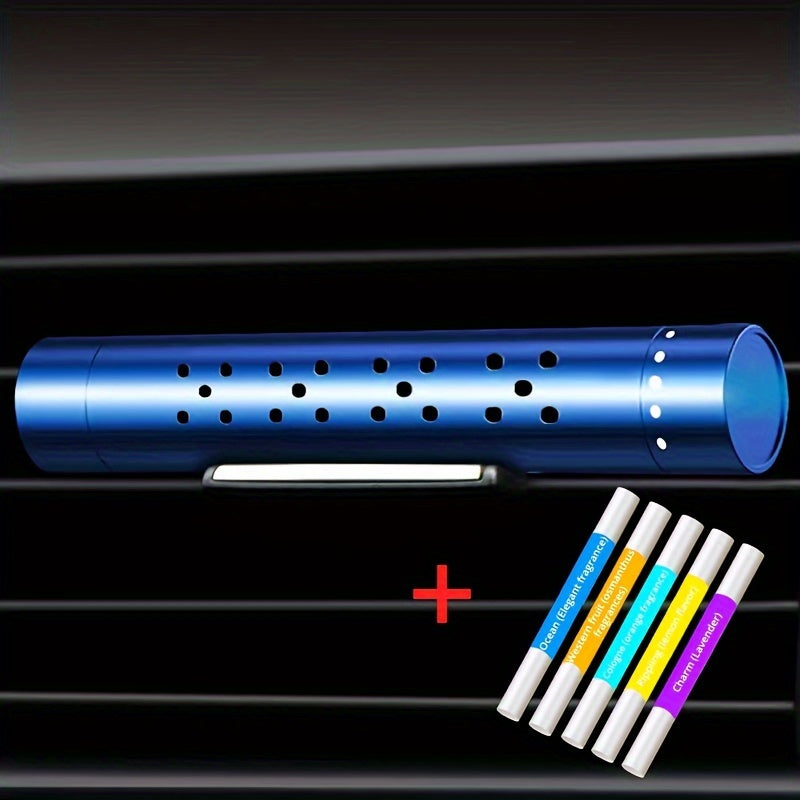 6pcs Adjustable Metal Car Vent Clips Durable Aluminum Alloy Air Freshener