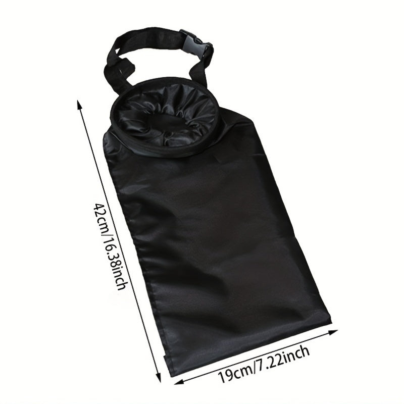 Foldable Car Storage Bag Polyester Fiber Portable Trash Can Organizer
