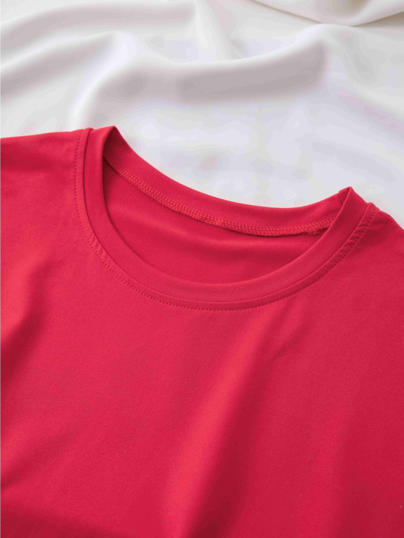 Women's Plus Size Loose Fit T-Shirt with Short Sleeves and Breathable Fabric