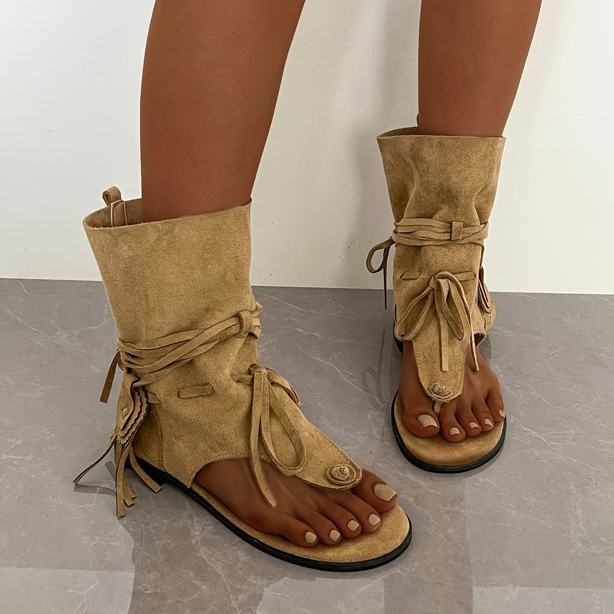 Женские западные ботинки на плоской подошве с застежкой-скользящим язычком, летние ковбойские повседневные туфли