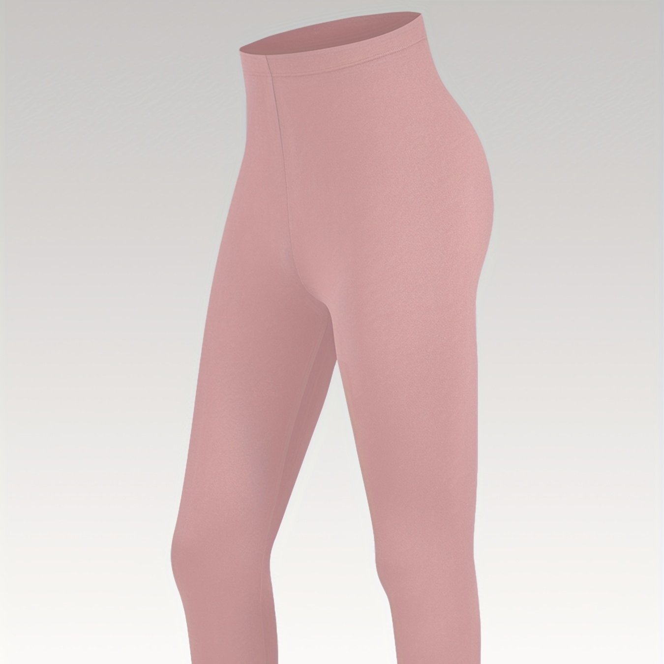 Plus Size Women's Capri Leggings Soft High Stretch Athletic Pants Green