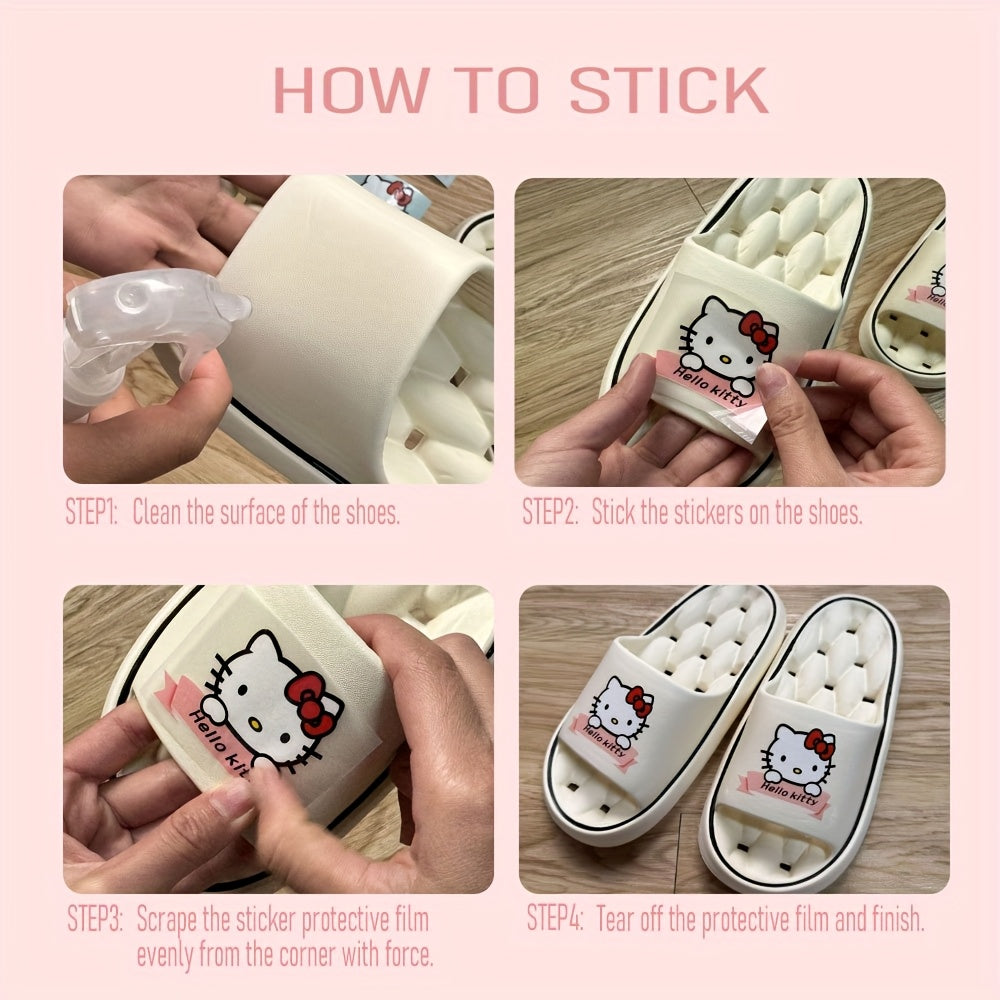 Girls Soft Foam Open-Toe Home Slippers with Non-Slip Sole