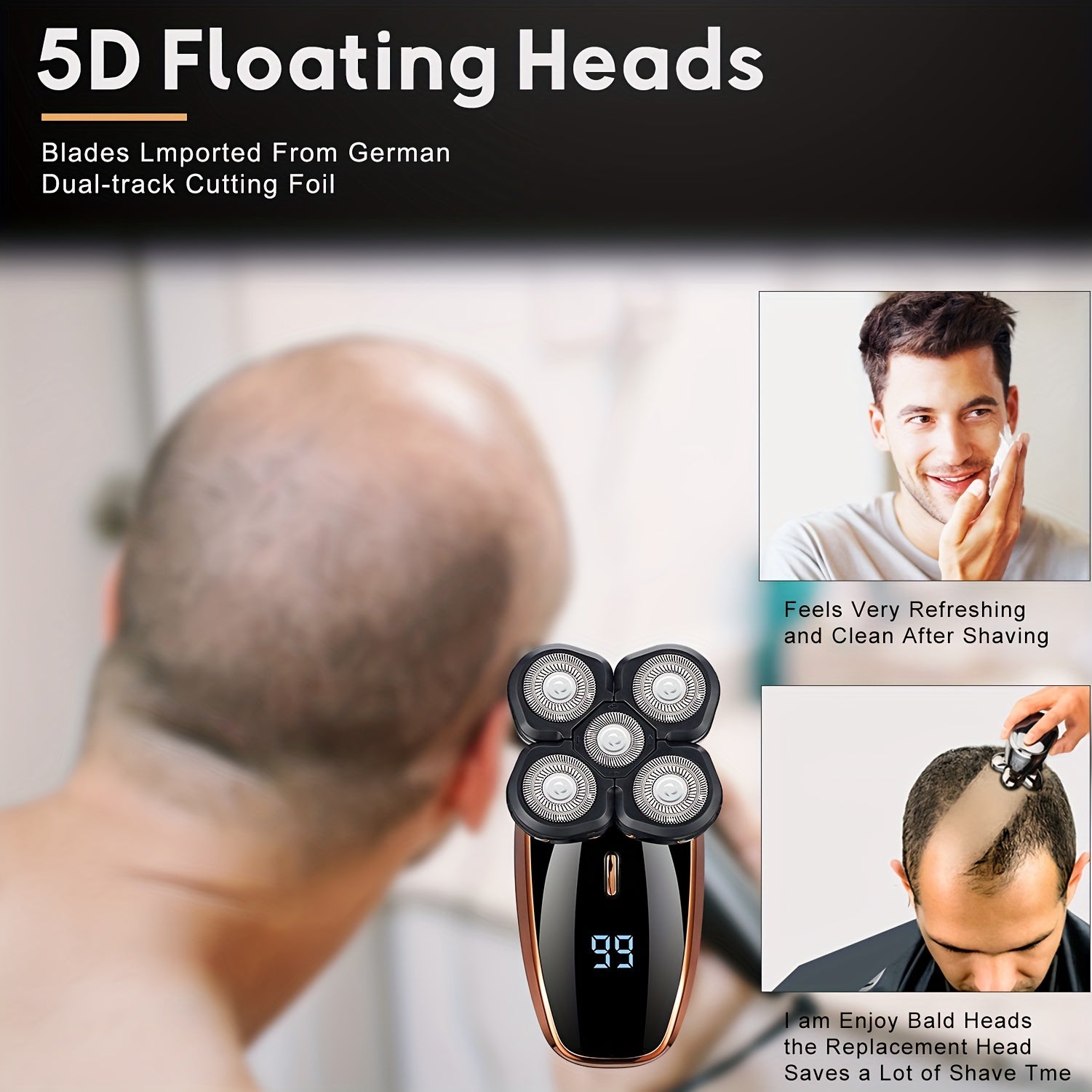 Men's Electric Shaver Blade Replacement Spare for Five-Petal/6-Petal/7-Petal Shaving Machine