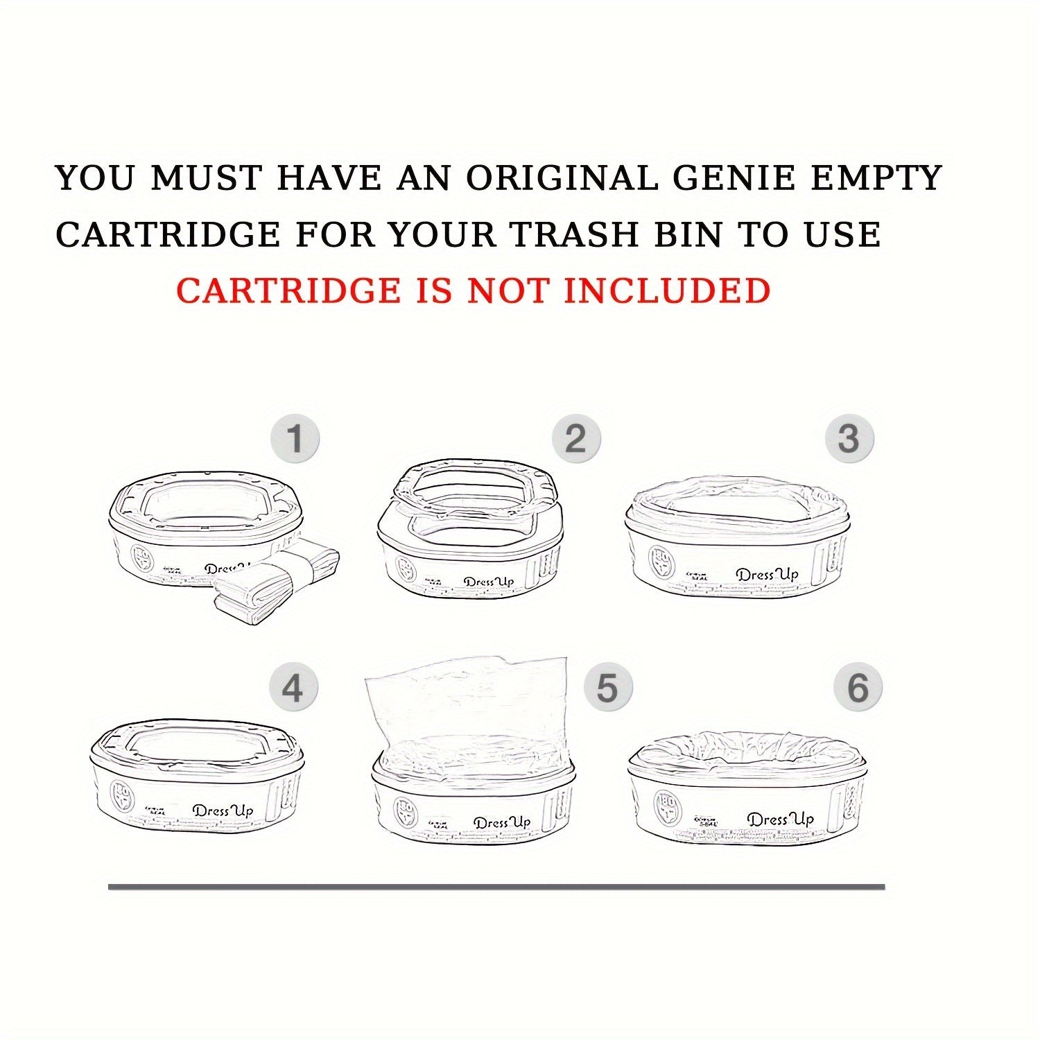 9 Pack Diaper Disposal Refill Bags Odor Lock Leak-Proof Compatible with Various Systems