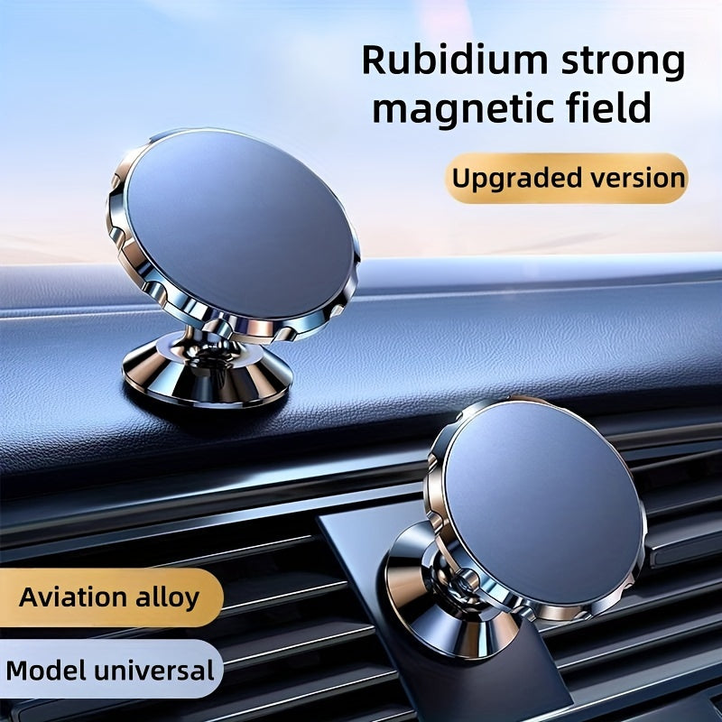 Magnitli avtomobil telefon uchun tutqich alyuminiy qotishma universal mobil qurilma o'rnatgich