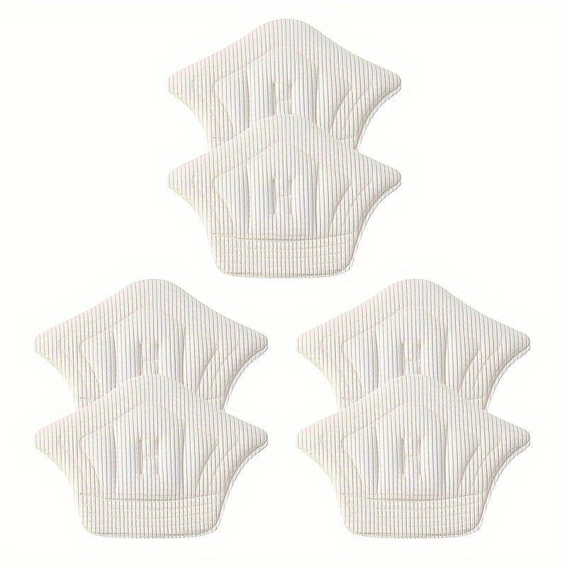 3 Pairs Heel Cushion Pads Trim-to-Fit Textured Fabric Heel Protectors for Sneakers