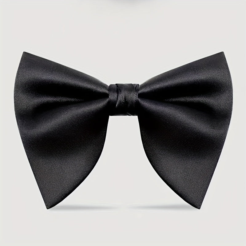 Men's Solid Color Bow Ties for Formal Events and Gifts