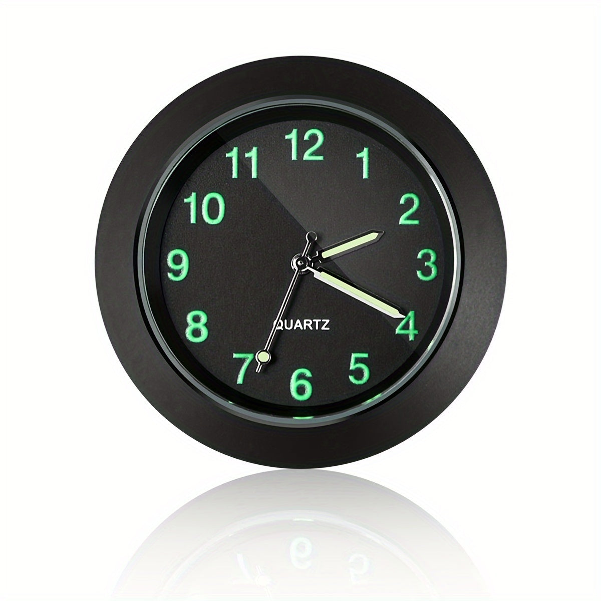 Luminous Car Clock Interior Decoration Mini Quartz Noctilucent Dashboard Watch