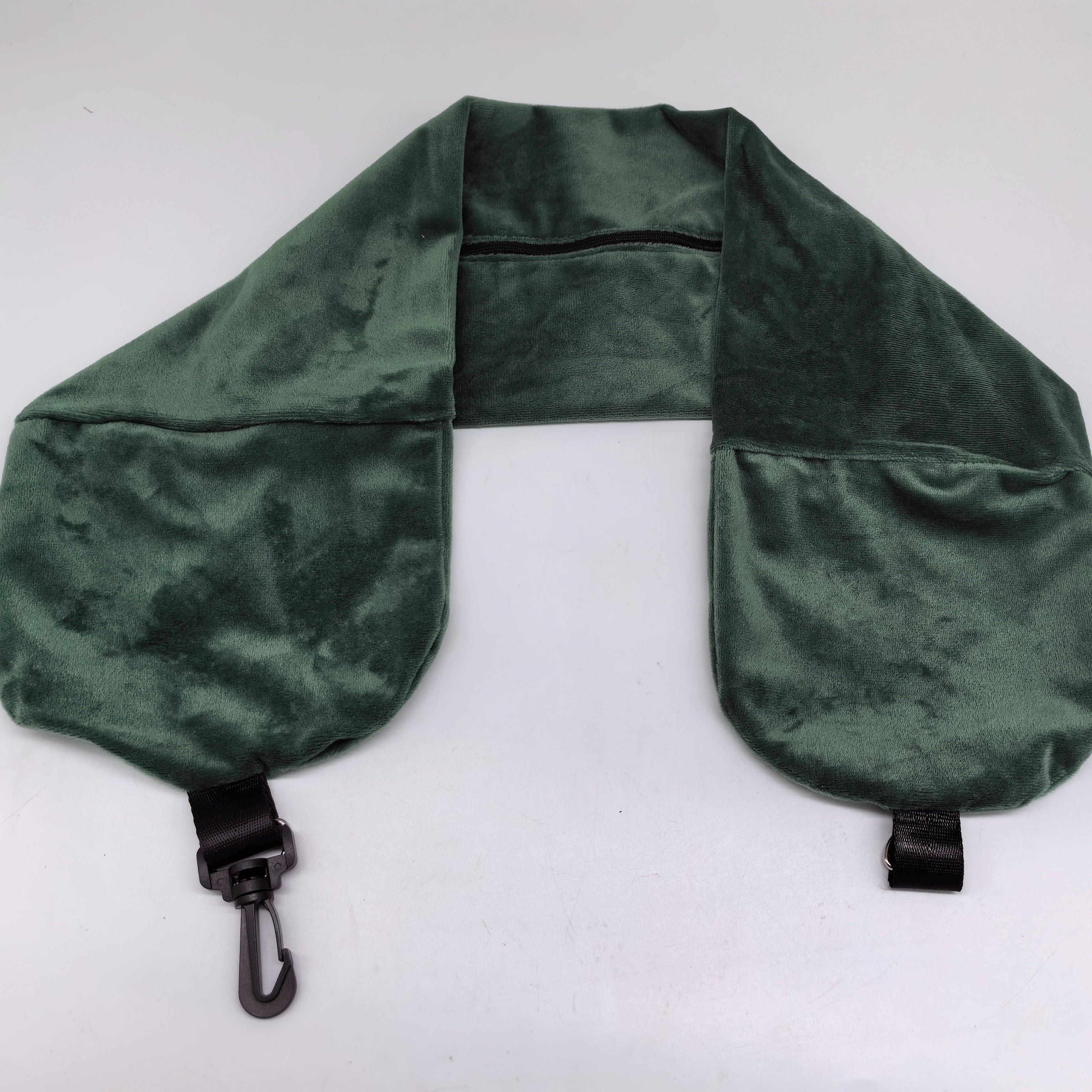 Stretch Velvet Travel Neck Pillow for Comfort and Support in Travel and Home