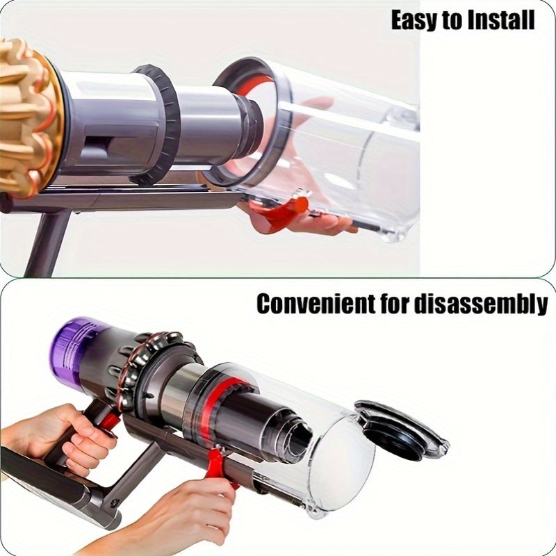 Replacement Clear Plastic Dust Bin for Central Vacuum Cleaner SV12 V10 Part 969509-01