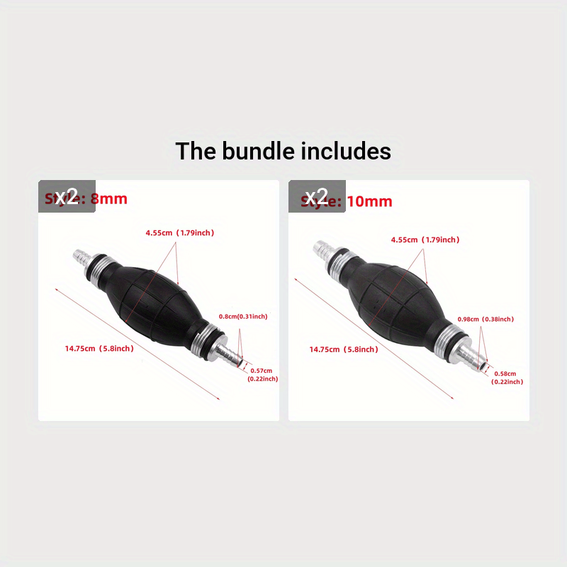 Ручная топливная насосная линия 6-12 мм резиновая алюминиевая доставка дизельного топлива и бензина