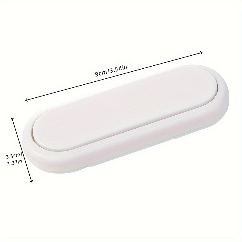 Set of 8 White Child Safety Locks for Cabinets and Drawers with Adhesive Tape