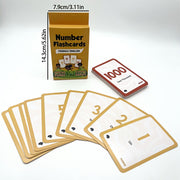 Bolalar uchun ko'p tilli Afrika raqamli flashkartalar to'plami, 2+ yoshdagi hayvonlar va ko'paytirish kartalari bilan