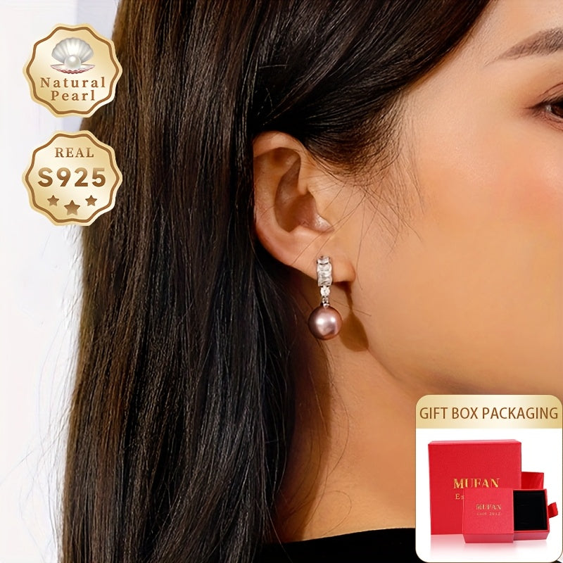 Zarif iyun tug'ilgan kun toshlari bilaguzuklari - Qora oltin halqalar bilan binafsha dumaloq toshlar, har kuni va rasmiy kiyimlar uchun mukammal - Sovg'a qutisida keladi