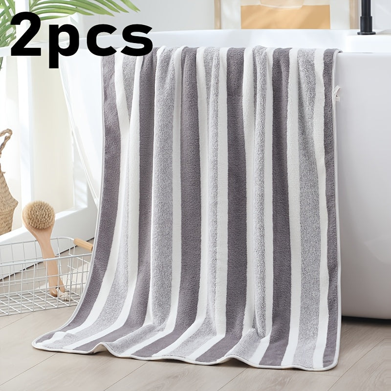 Microfiber Bath Towel Set 1/2 Pack 68.58 x 137.16 cm Ultra Soft Absorbent Lightweight