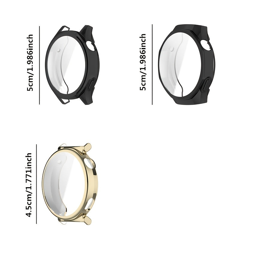 2 Pack TPU Watch Cases for Huawei GT5 Pro GT5 GT4 GT3 Screen Protector Bumper