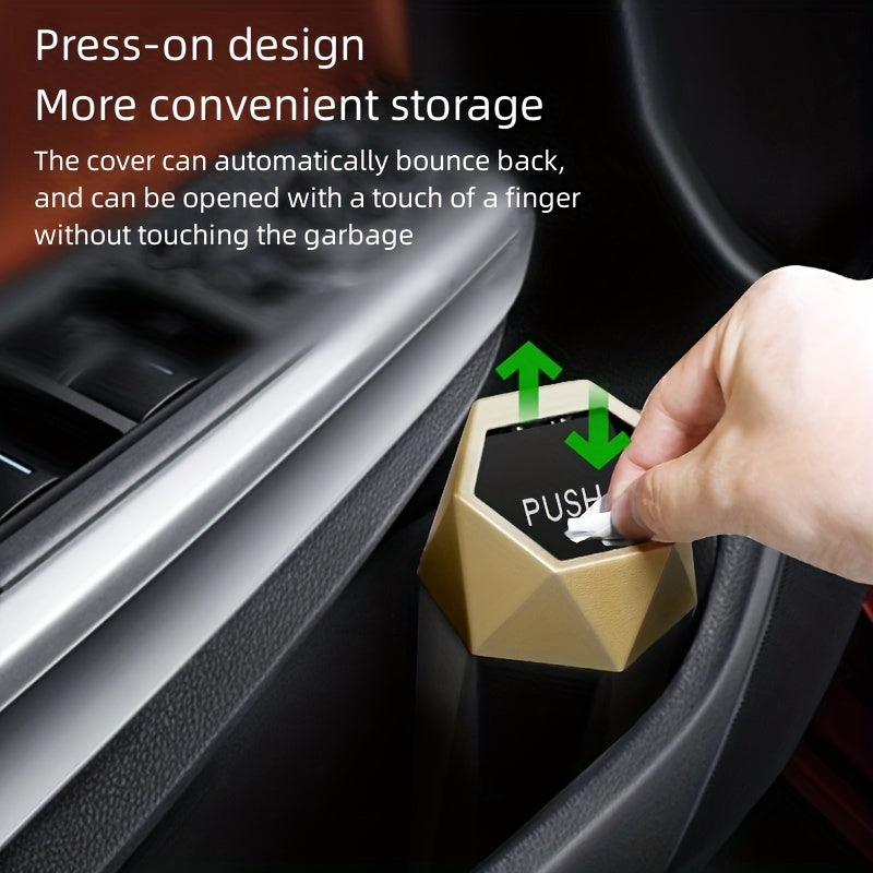 Cubo de basura para coche, organizador de interior del vehículo