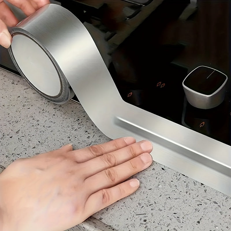 5.0 metr PVC suv o'tkazmaydigan alyuminiy folga lenta o'z-o'zini yopishtiradigan oshxona va hammom ta'mirlash uchun