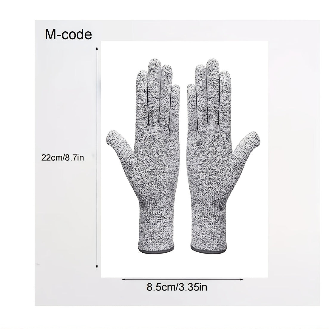 Pair of Cut-Resistant Gloves for Woodworking and Gardening, Hand Protection