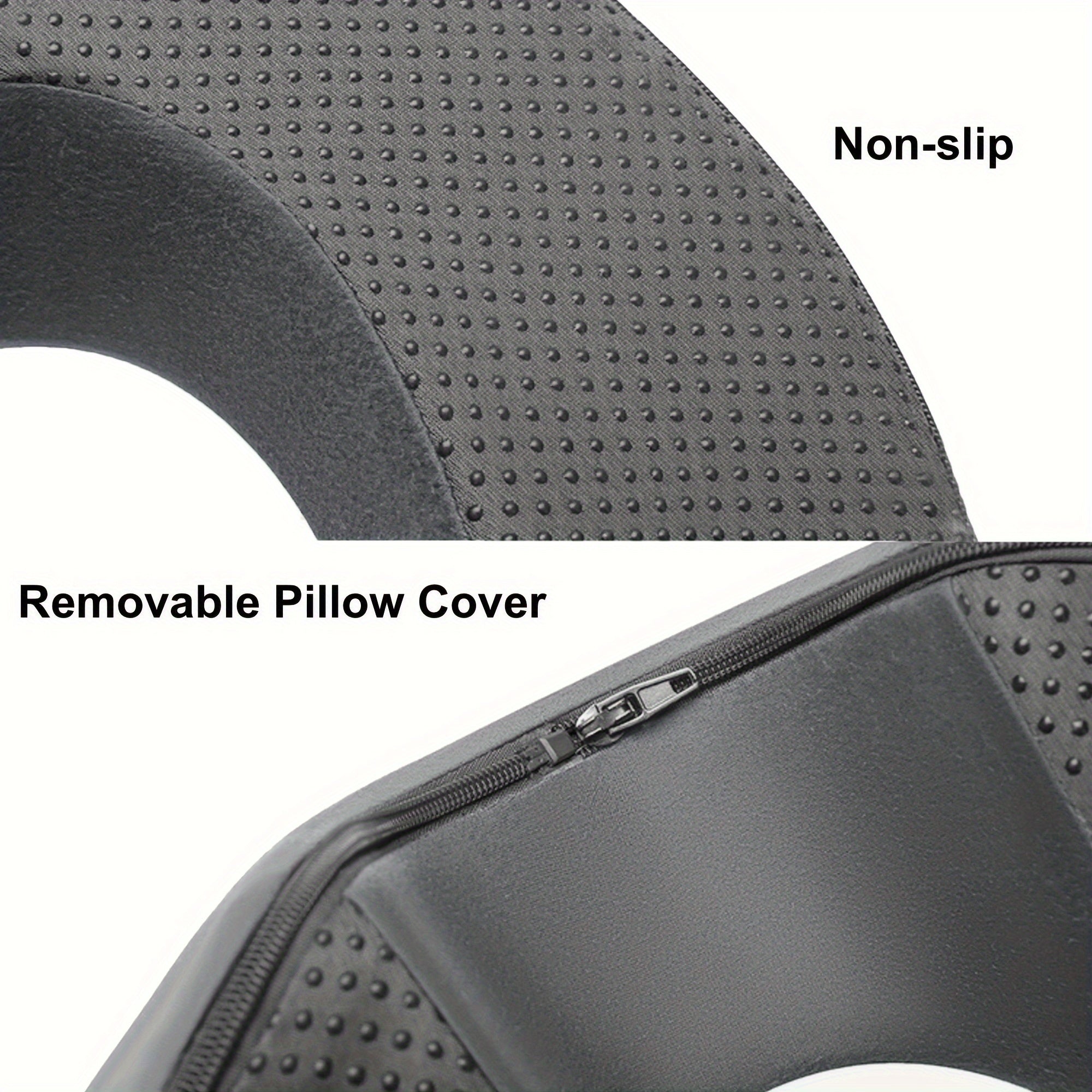 Facial Pillow Memory Foam U-Shaped for Spa and Beauty Salons Soft Polyester Cover