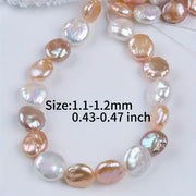 Freshwater Pearl Beads Strand 11-12mm Mixed Colors Jewelry Making Supplies