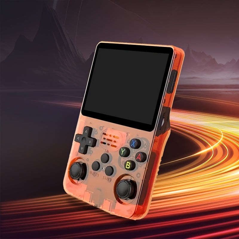 64G xotira bilan portativ video o'yin konsoli, ishga tushganda darhol o'ynash, 3.5 dyuymli IPS ekran va 7 ta rang variantlarini sozlash imkoniyati, baxtli bolalik xotiralarini uyg'otish uchun mo'ljallangan.