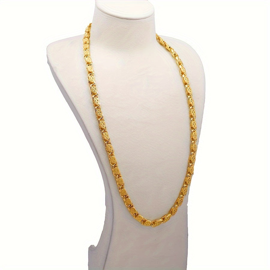 Vintage Boho Chain Necklace for Women Zinc Alloy Classic Fashion Jewelry