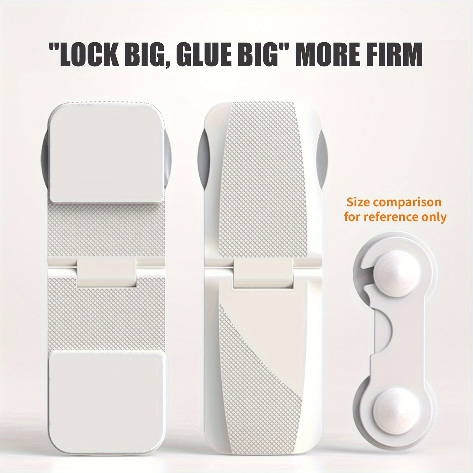 Child Safety Locks for Cabinets Drawers Toilet Fridge No Drilling Adhesive Pack