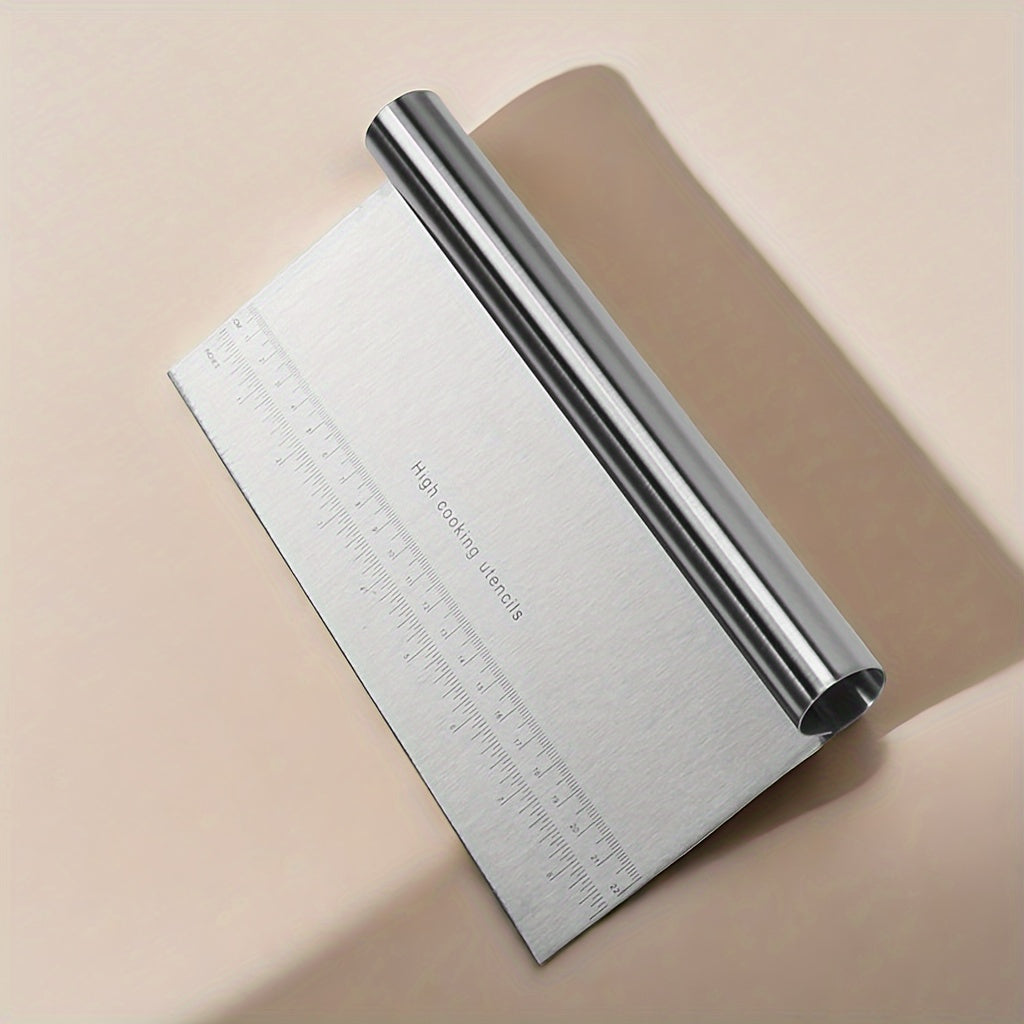Stainless Steel Dough Cutter Pastry Scraper Kitchen Utensil for Baking