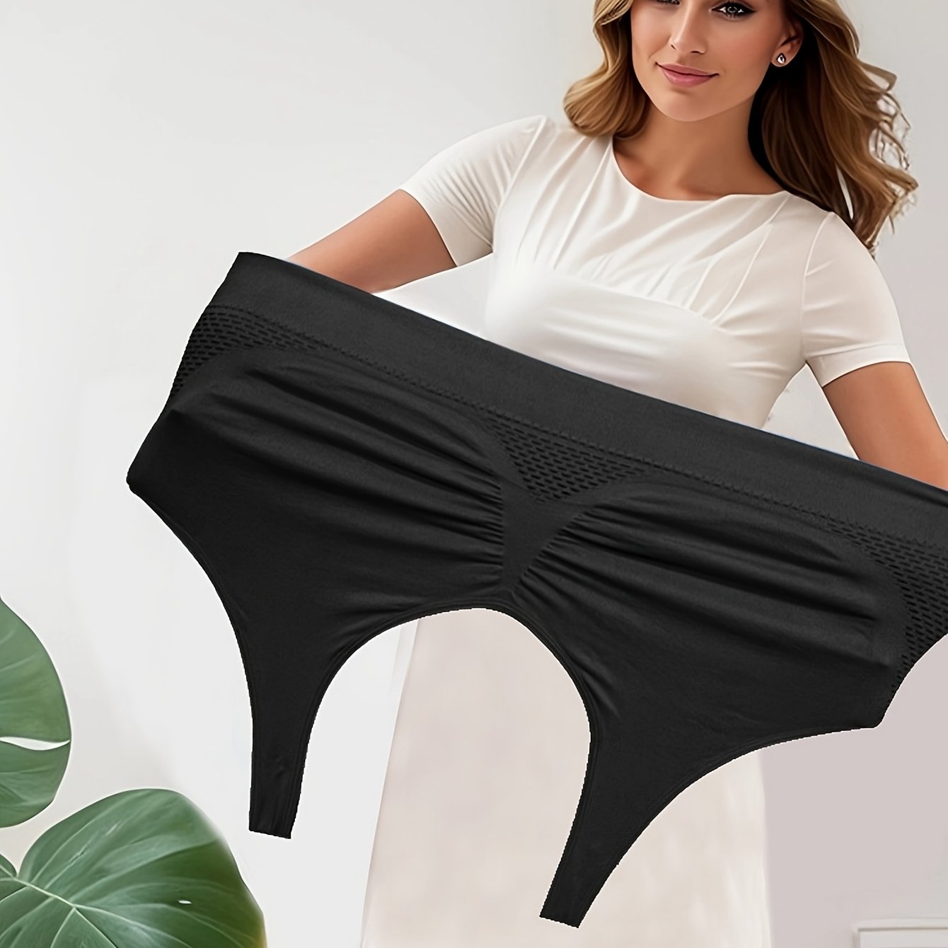 Women's Plus Size Wireless Mesh Sports Bra Seamless Yoga Tank Top