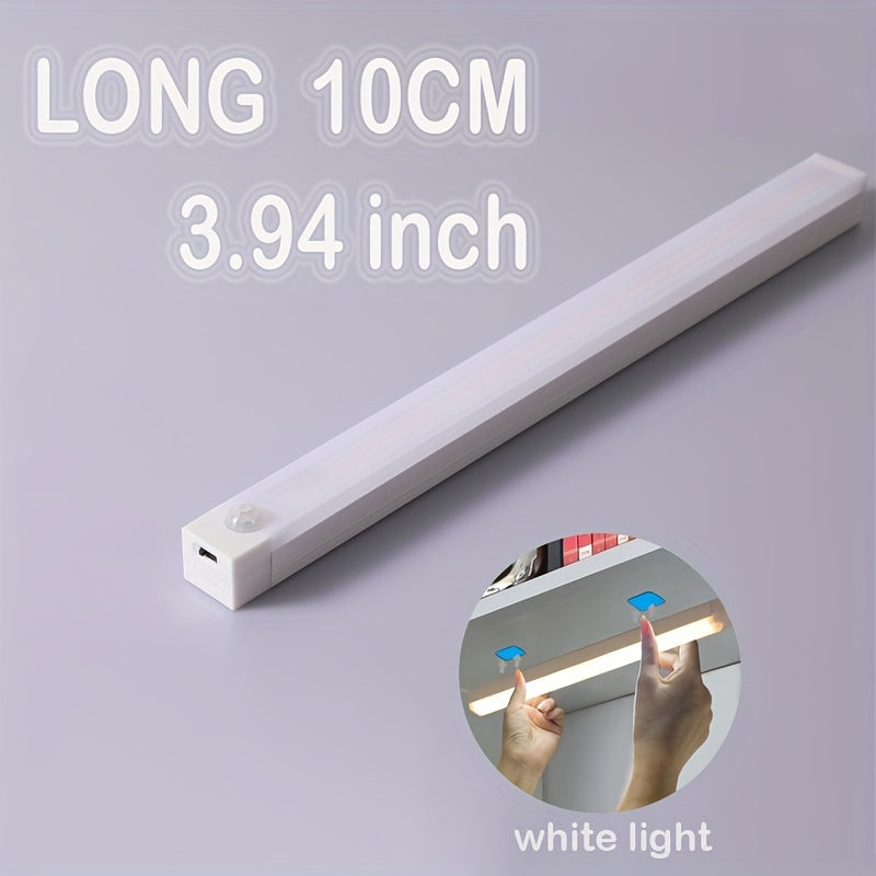 Wireless Motion-Activated LED Light Strip with Magnetic Mount and USB Rechargeable