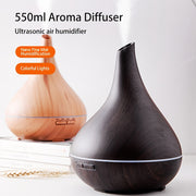 Aromatherapy Humidifier with 7-Color LED Lights, USB Powered, Quiet