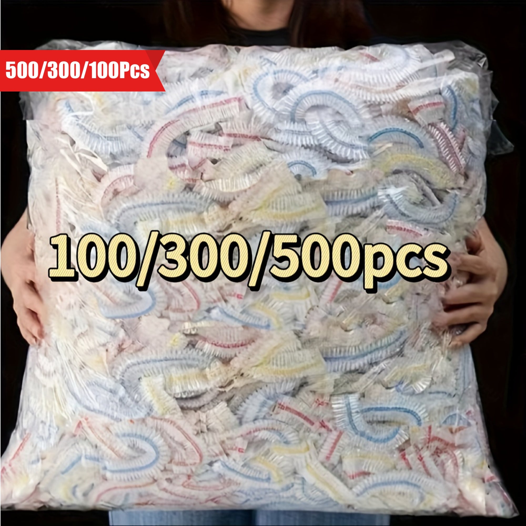 Disposable Food Wraps 500/300/100pcs Thickened Plastic Food Storage Covers