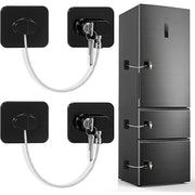 Security Locks Set for Cabinets Windows Refrigerator Uncharged Power Mode