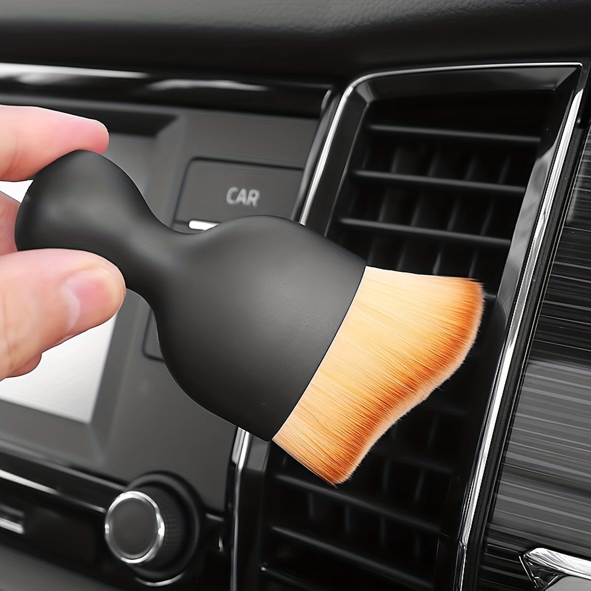 Unisex Soft Bristle Car Interior Cleaning Brush for Dust and Air Vents