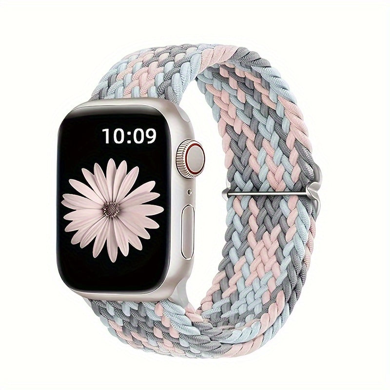 Nylon Watch Band for Smartwatch 38mm-49mm Men Women with Metal Clasp
