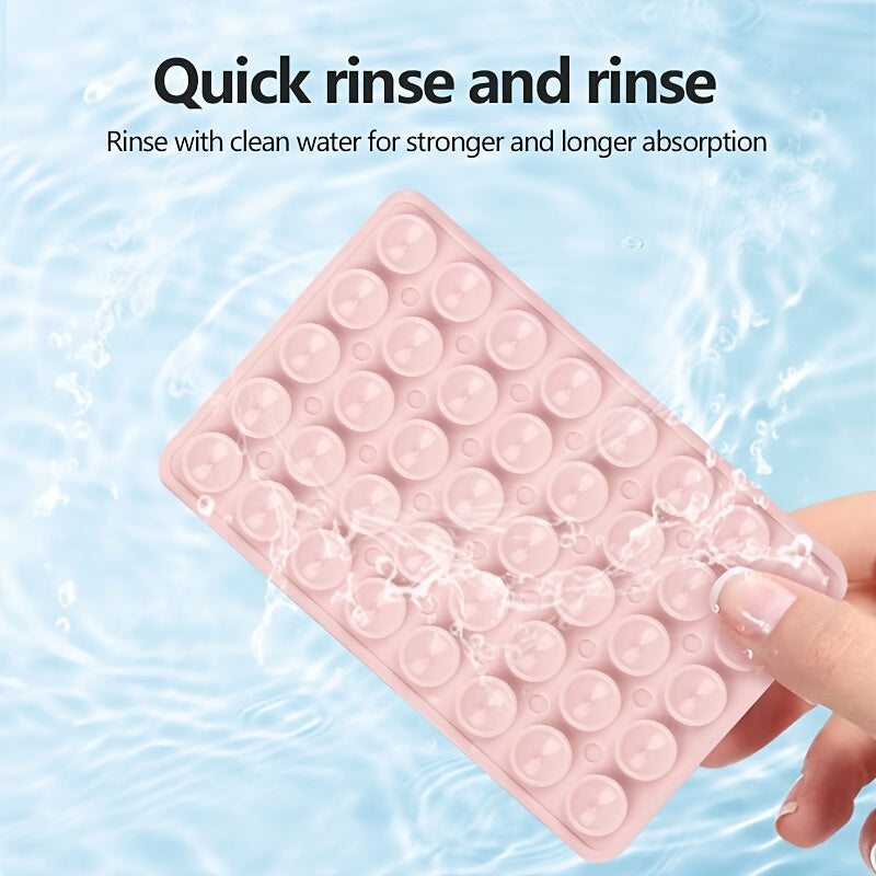 Soporte para teléfono con ventosa de silicona de doble cara para iPhone y Android