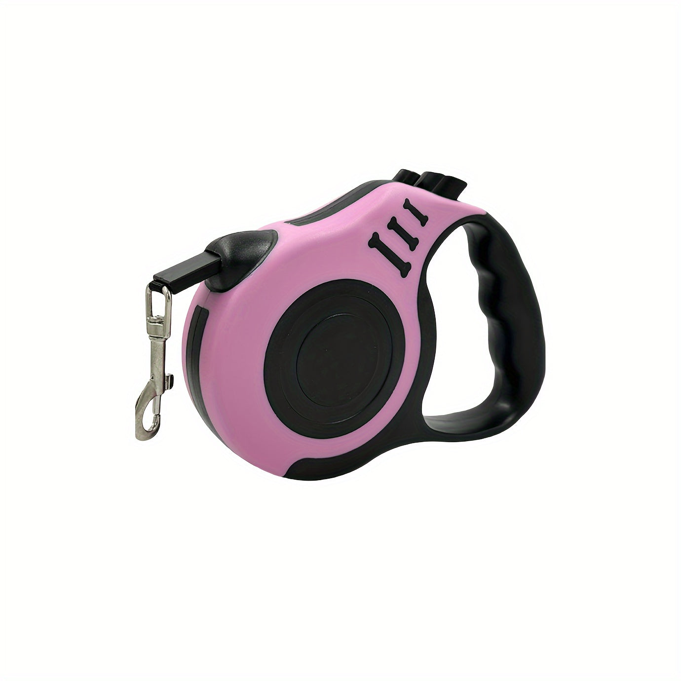 Retractable Dog Leash 10 Feet for Small to Large Dogs Blue and Black with Bone Handle