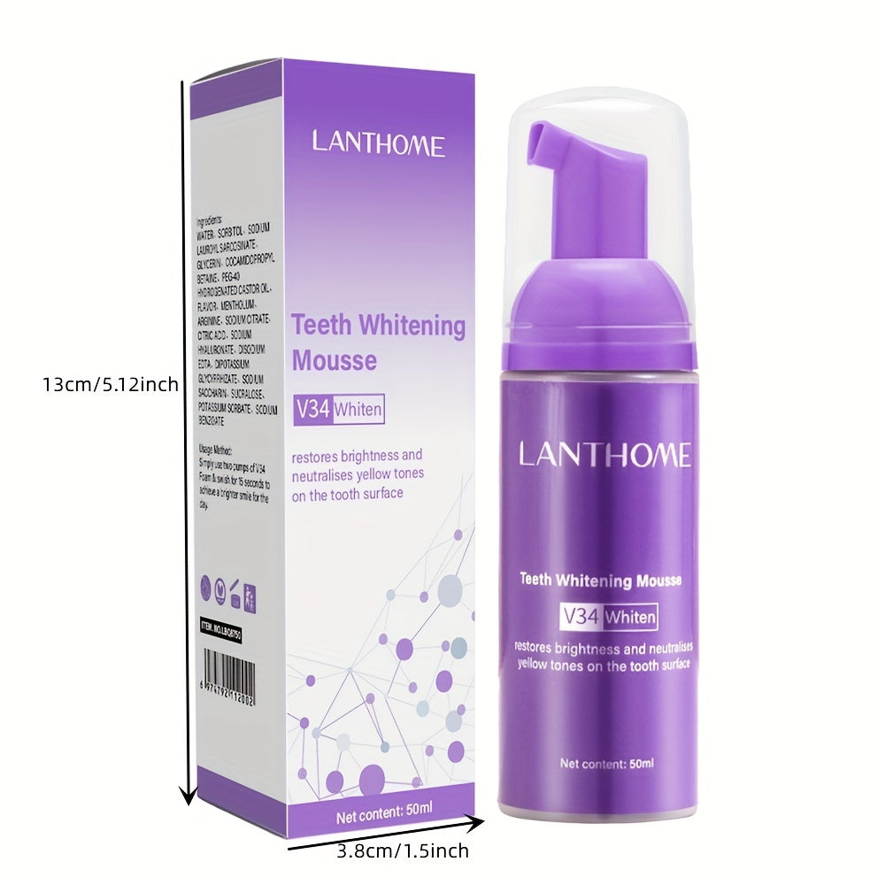 Purple Toothpaste for Teeth Whitening and Fresh Breath, Deep Cleaning