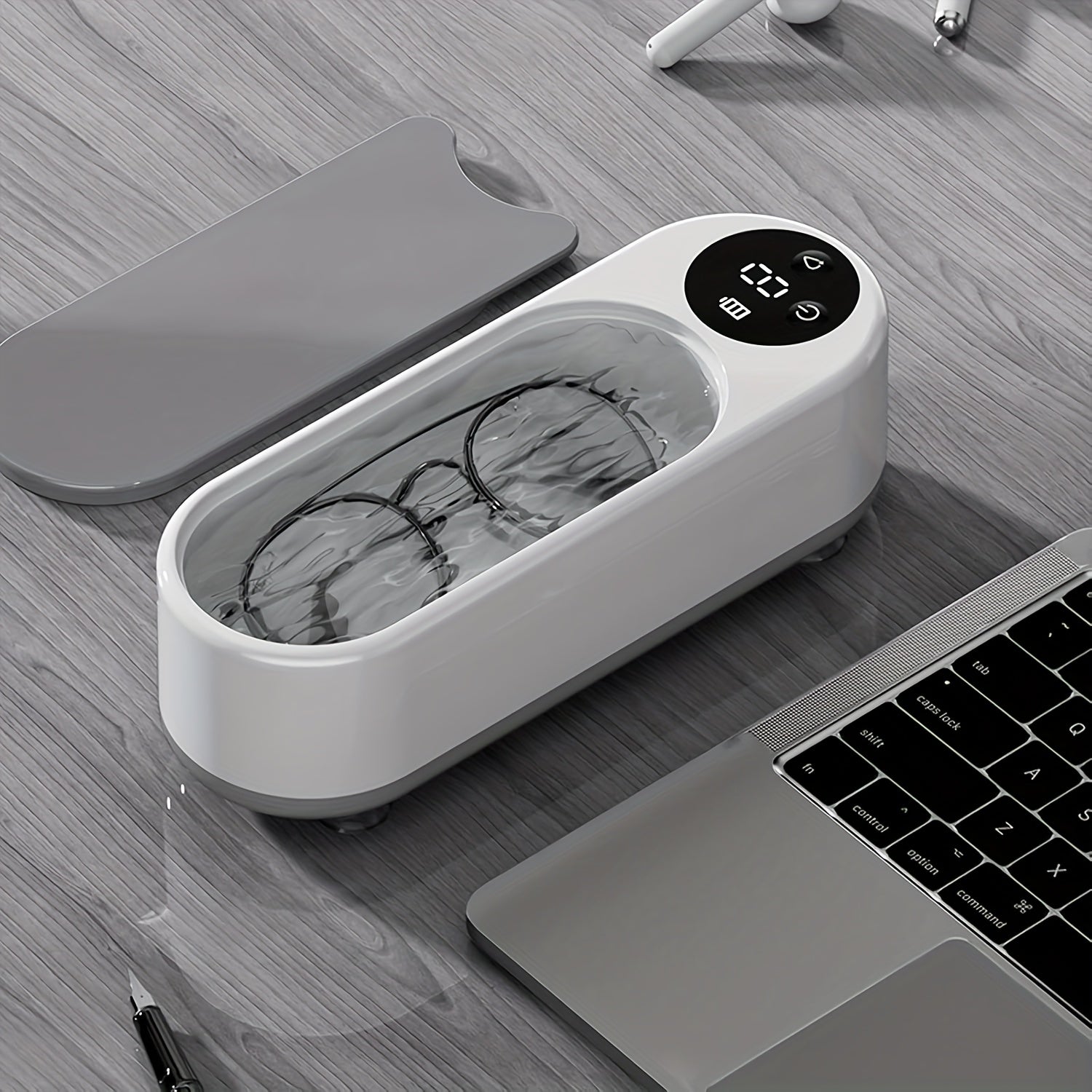 Limpiador sónico eléctrico recargable por USB, vibraciones de alta frecuencia, para joyas, gafas y relojes