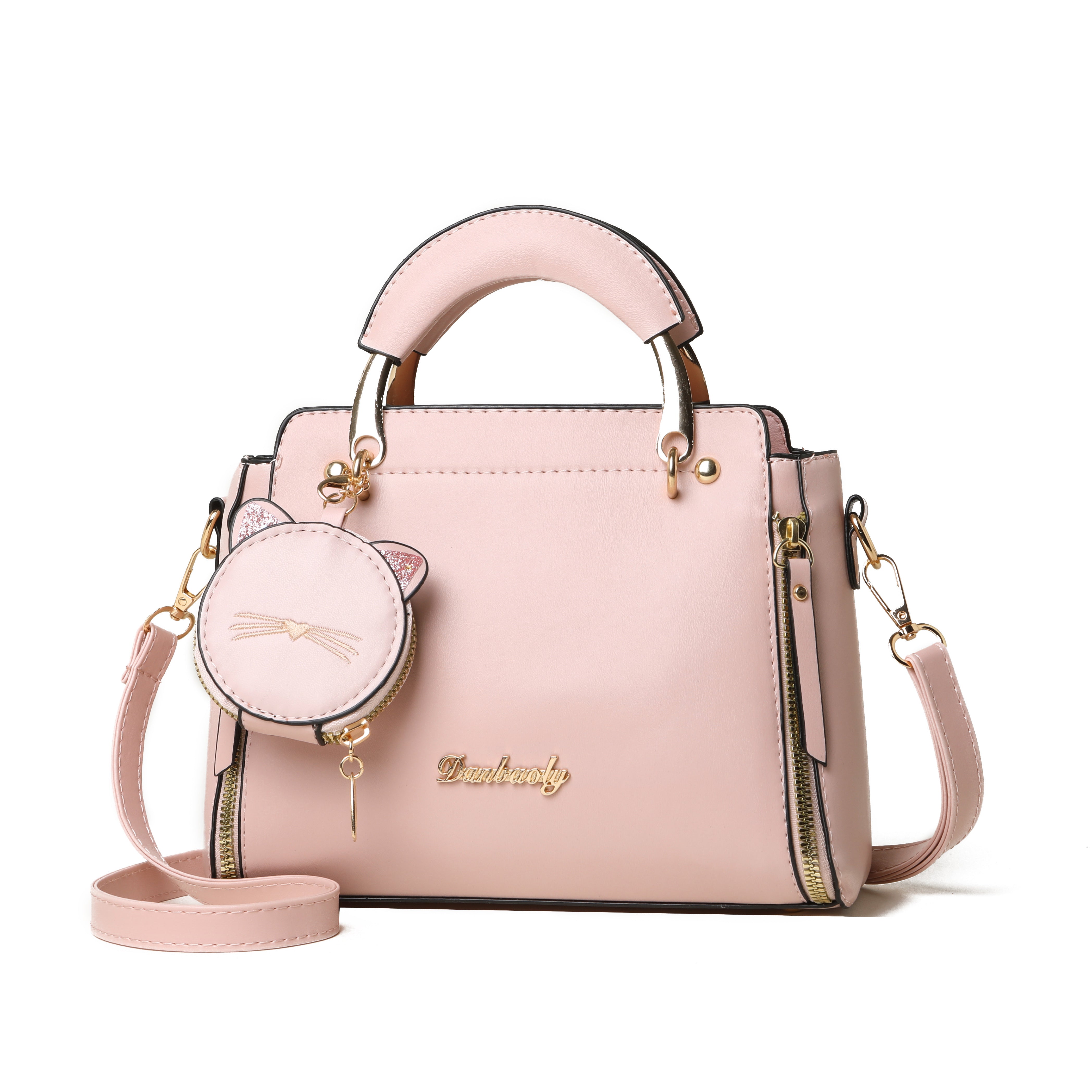 Usmonli ayollar uchun xushbichim xat yozish sumkasi, sozlanadigan tasma va katta sig'imga ega, mustahkam rangda, naqshsiz.