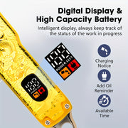 Set de cortapelos inalámbrico para hombres, profesional, potente, silencioso, recargable por USB